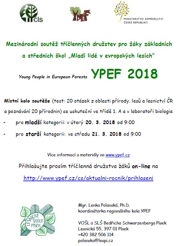 Pozvánka YPEF2018