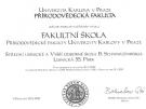 Udělení čestného titulu "Fakultní škola Přírodovědecké fakulty Univerzity Karlovy v Praze"